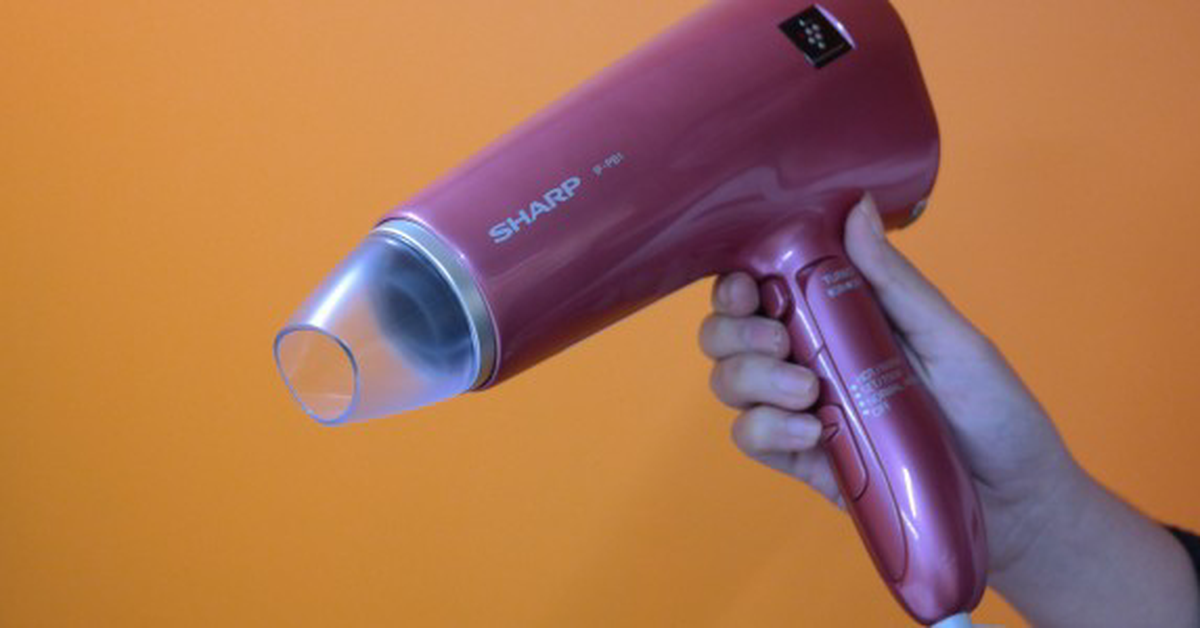 Review Hair Dryer Sharp Plasmacluster 3089